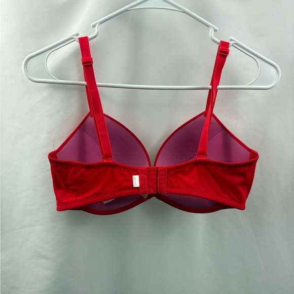 PINK Victoria’s Secret Wear Everywhere Super Push Up 34DD Hot Pink - Picture 5 of 11